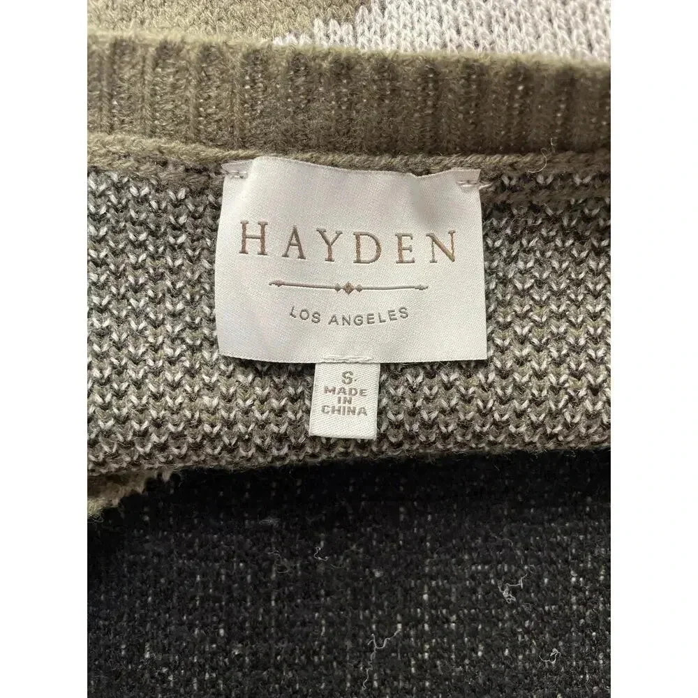 Hayden LA camo knit sweater size small - Picture 4 of 5